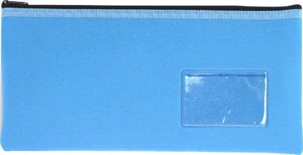 Picture of NEOPRENE 1 ZIP MEDIUM PENCIL CASE - LIGHT BLUE