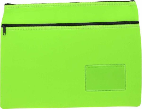 Picture of NEOPRENE 2 ZIP LRG PENCIL CASE - GREEN