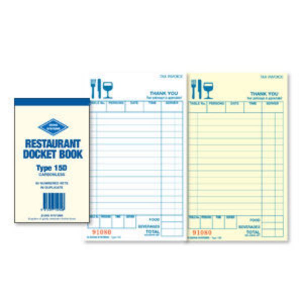 Picture of ZIONS 15D DUPLICATE DOCKET BOOK- 50 SETS