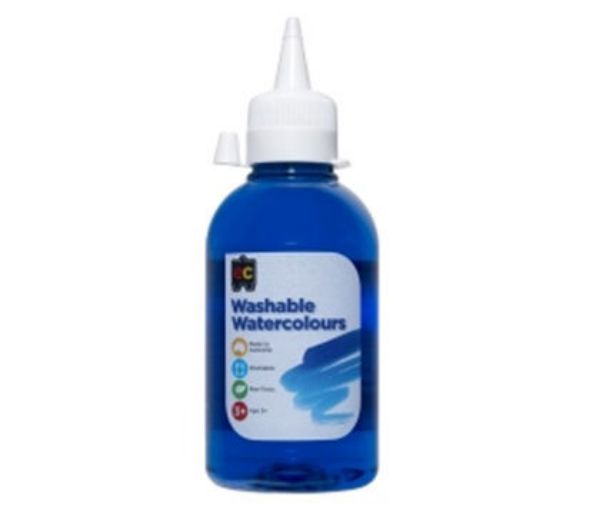 Picture of PAINT EC 250ML WASHABLE WATERCOLOUR BLUE