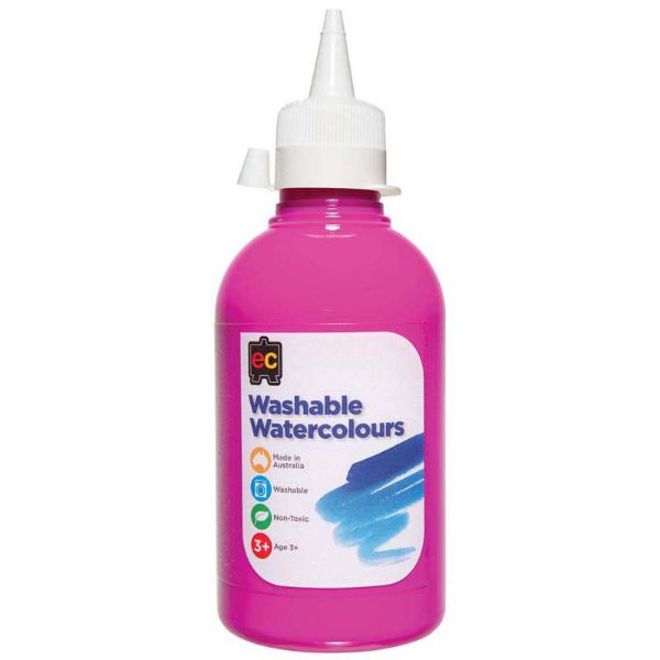 Picture of PAINT EC 250ML WASHABLE WATERCOLOUR PINK