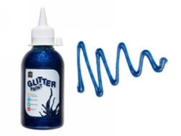 Picture of PAINT EC 250ML GLITTER BLUE