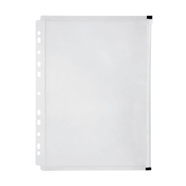 Picture of MARBIG BINDER WALLET A4 RIGHT SIDE ZIP OPEN CLEAR