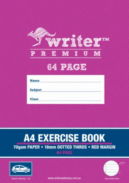 Picture of WRITER PREMIUM CAR A4 64PG 18MM D1/3
