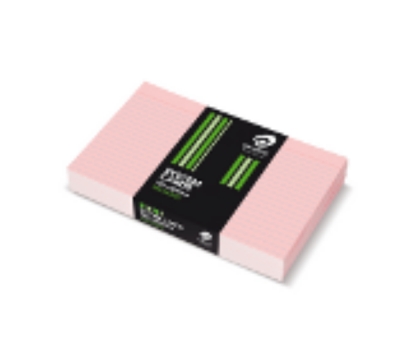 Picture of OLYMPIC RULED SYSTEM CARDS 203X127MM (8X5) PINK
