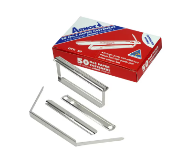 Picture of PAPER FASTENER ARNOS N0.3 COMPLETE BOX 50