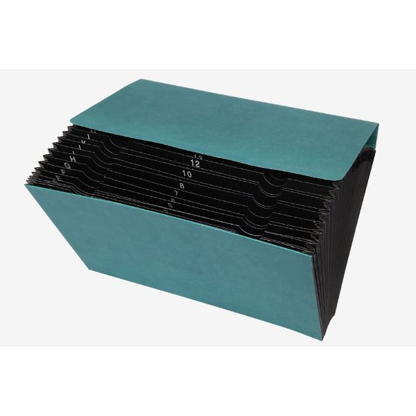 Picture of MARBIG EXPANDING FILE FOOLSCAP HEAVY DUTY 1-31 GREEN