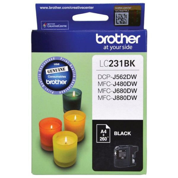 Picture of Brother 231 Black Ink