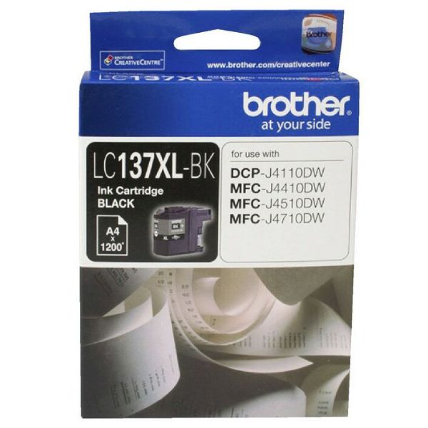 Picture of Brother 137XL Black Ink