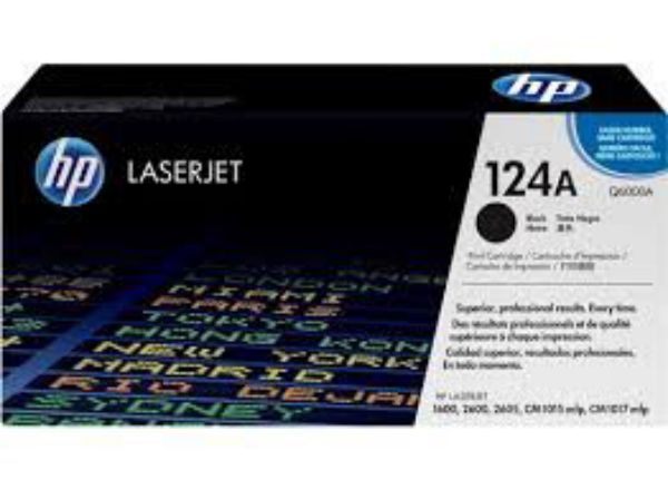 Picture of HP #124A Black Toner Q6000A