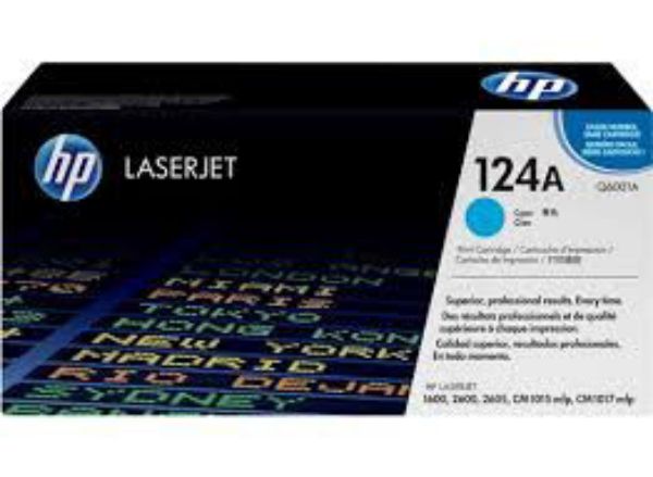 Picture of HP #124A Cyan Toner Q6001A