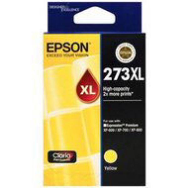 Picture of Epson 273 HY Yellow Ink Cartridge - 650 pages