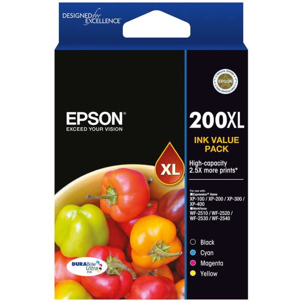 Picture of Epson 200 4 HY Ink Value Pack