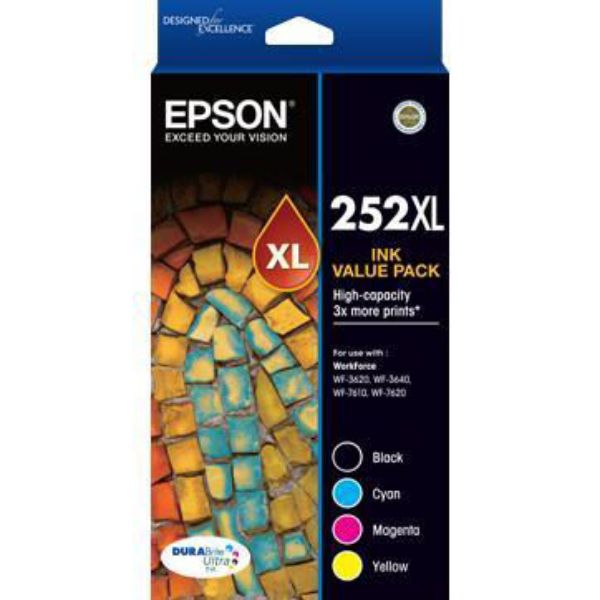 Picture of Epson 252 4 HY Ink Value Pack