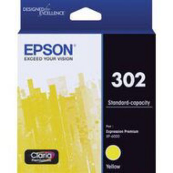 Picture of Epson 302 Yellow Ink Cart