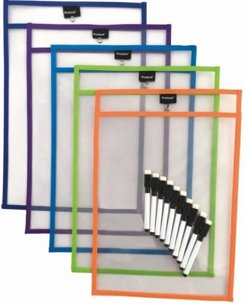 Picture of PROTEX A4 REWRITABLE STUDENT POCKET