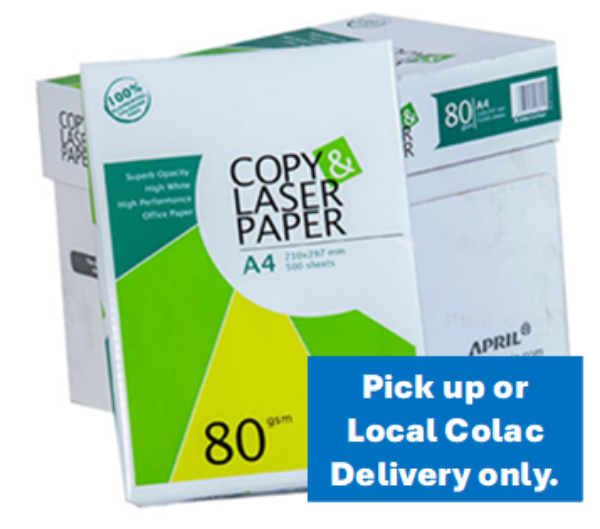 Picture of COPY PAPER A4 WHITE 80GSM BOX