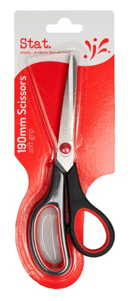 Picture of SCISSORS STAT 190MM SOFT GRIP