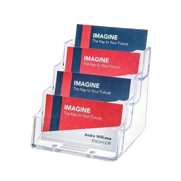 Picture of DEFLECTO BUSSINESS CARD HOLDER 4 TIER