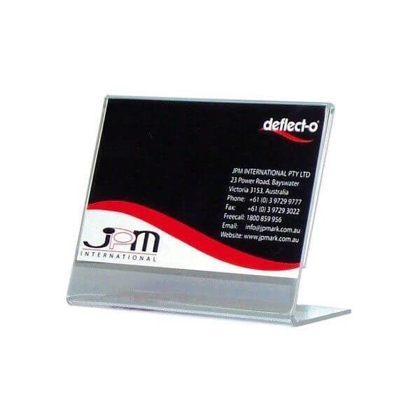 Picture of DEFLECTO BUSSINESS CARD HOLDER 4 TIER SLANTED