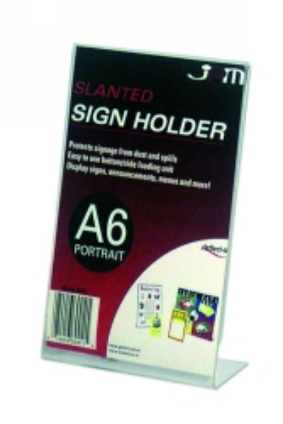Picture of DEFLECTO DOCUMENT HOLDER A6 SLANTED SINGLE SIDED