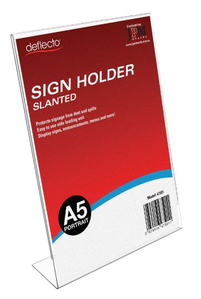 Picture of SLANTED SINGLE SIDED DOCUMENT HOLDER A5