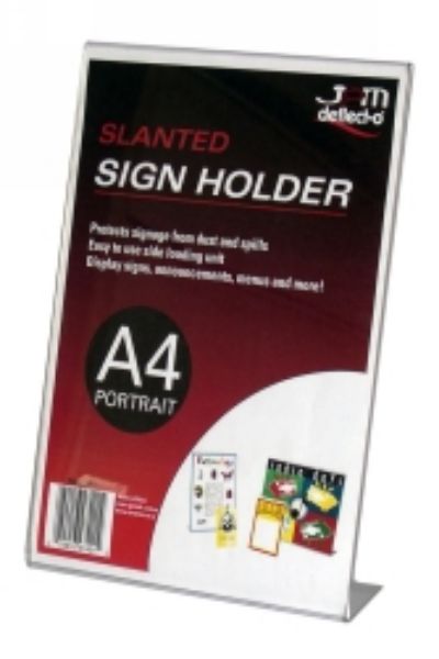 Picture of SLANTED SINGLE SIDED DOCUMENT HOLDER A4