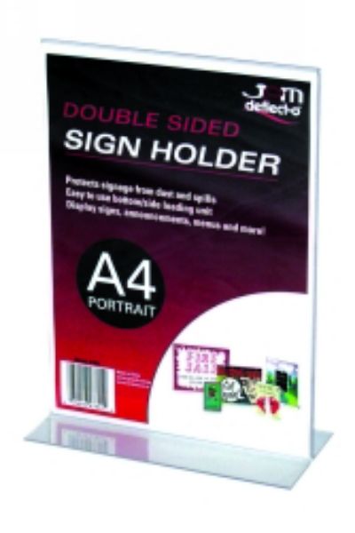 Picture of A4 PORTRAIT DOUBLE SIDED DOCUMENT HOLDER