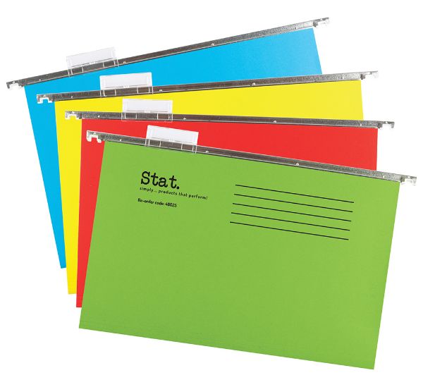 Picture of SUSPENSION FILE MULTI COLOURED STAT FC INC INDEX & INSERT PACK 20