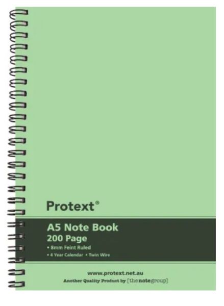 Picture of PROTEXT A5 200PG NOTEBOOK - LIME