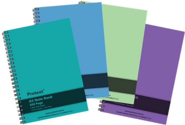 Picture of PROTEXT A6 200PG ASSORTED NOTEBOOKS