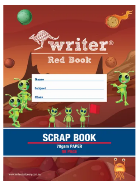 Picture of RED SCRAP BOOK 96PG BOARD COVER