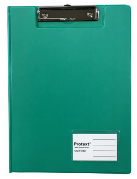 Picture of PROTEXT A4 PP CLIPFOLDER AQUA