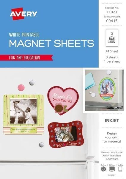 Picture of PAPER PHOTO INSPIRED A4 FRIDGE MAGNET PK 3