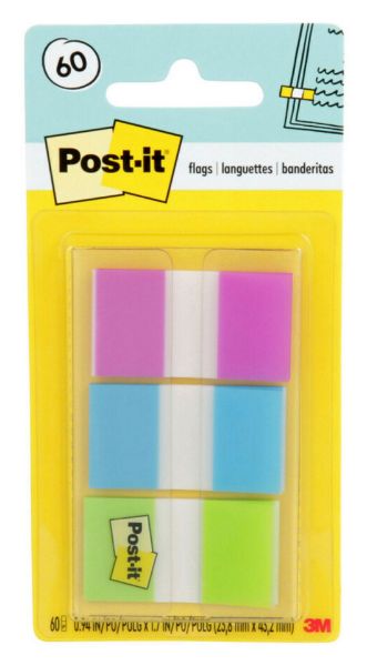 Picture of POST-IT FLAGS 680- PURPLE/GREEN/BLUE