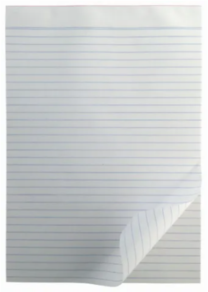 Picture of A4 100 SHEET OFFICE PAD RULED