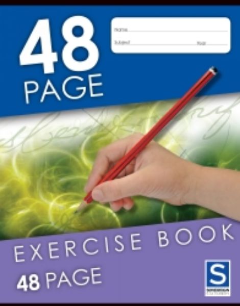 Picture of SOVEREIGH EXERCISE BOOK 225X175MM 8MM RULES 48PG