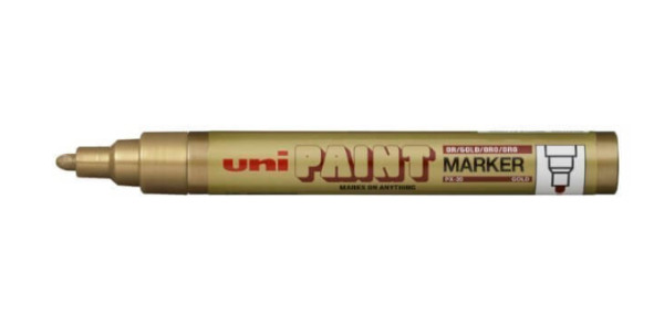Picture of PAINT MARKER UNIBALL PX20 BULLET TIP GOLD