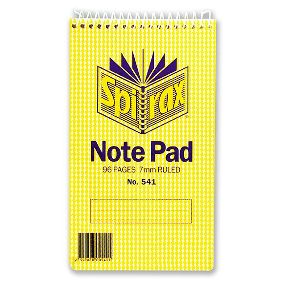 Picture of SPIRAX 541 NOTEBOOK 147X87MM 96PG