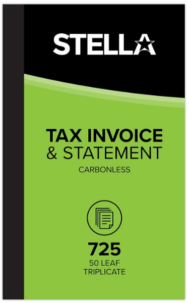 Picture of STELLA INVOICE BOOK 725 200X125MM
