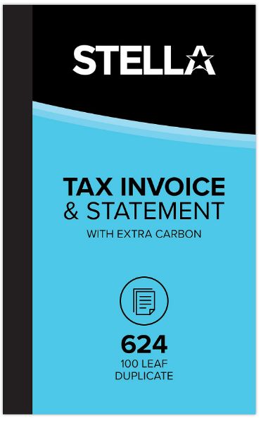 Picture of STELLA INVOICE BOOK 624 200X125MM