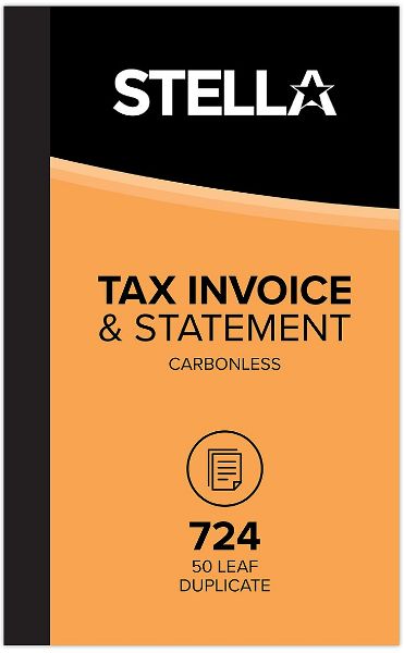 Picture of STELLA INVOICE BOOK 724 200X125MM