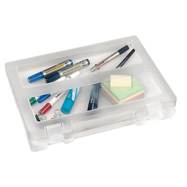 Picture of MARBIG PLASTIC CLEAR CASE A4 WITH HANDLE