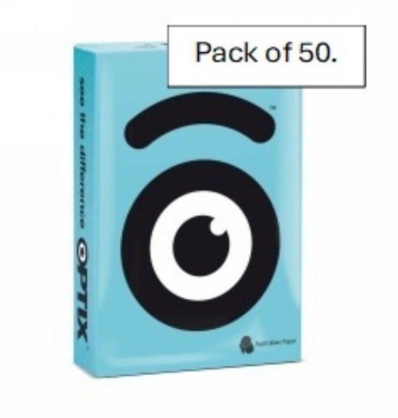 Picture of OPTIX COPY PAPER A4 80GSM INGA TURQUOISE PK 50