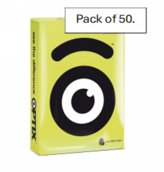 Picture of OPTIX COPY PAPER A4 80GSM ZETO LIME PK 50