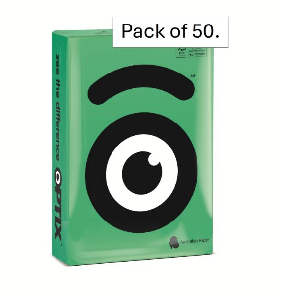 Picture of OPTIX COPY PAPER A4 80GSM REVA GREEN PK 50