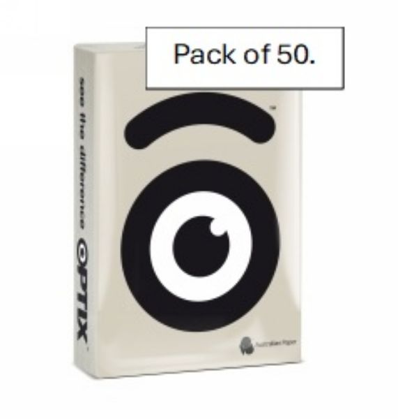 Picture of OPTIX COPY PAPER A4 80GSM ZENA GREY PK 50