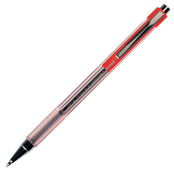 Picture of PILOT BP-145 RETRACT MEDIUM RED