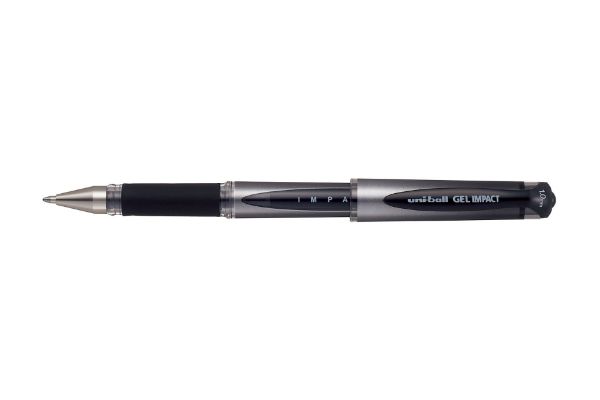 Picture of UNIBALL SIGNO BLACK GEL IMPACT ROLLERBALL PEN