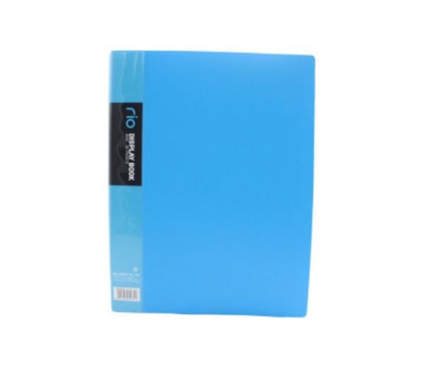 Picture of DELI DISPLAY BOOK A4 20 POCKET FIXED RIO